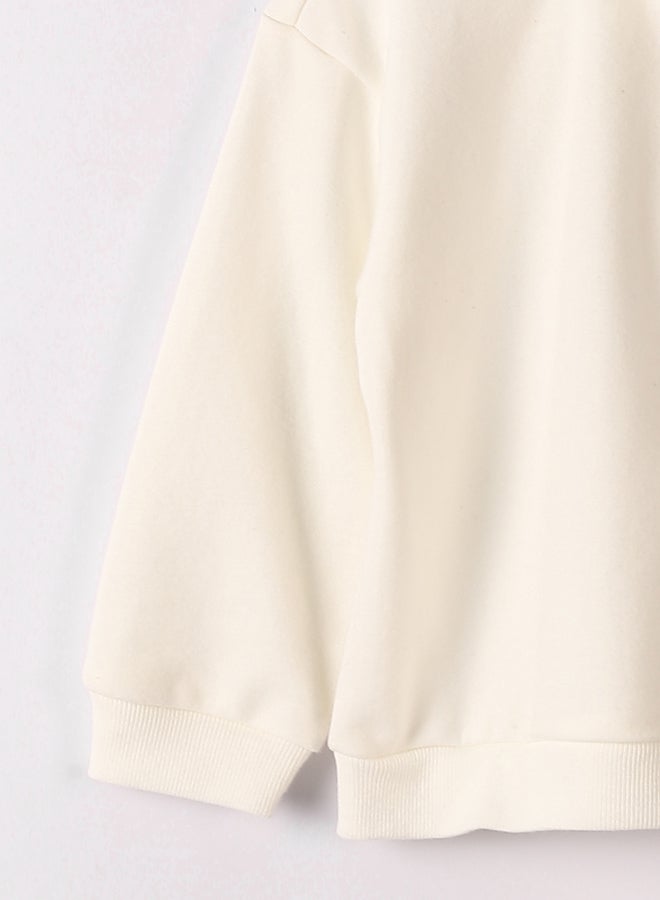 LC WAIKIKI Polo Neck Printed Long Sleeve Girl Sweatshirt - Image 3