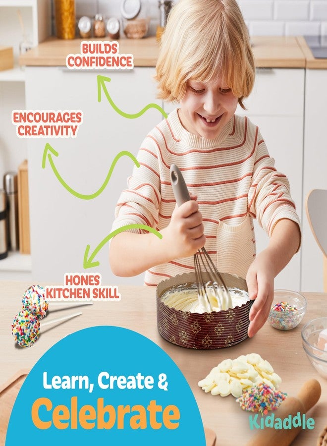 Kidaddle DIY Cake Pop Kit for Kids - Birthday Cake | Kid Baking Kit with Premeasured Ingredients, Decorating Supplies | Made in USA | Certified Kosher | Christmas Kids Gift for Girls & Boys - Image 5