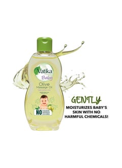 VATIKA Vatika Naturals Baby Massage Oil 100ml | Enriched With Olive  Gentle Nourishment.  - Image 2