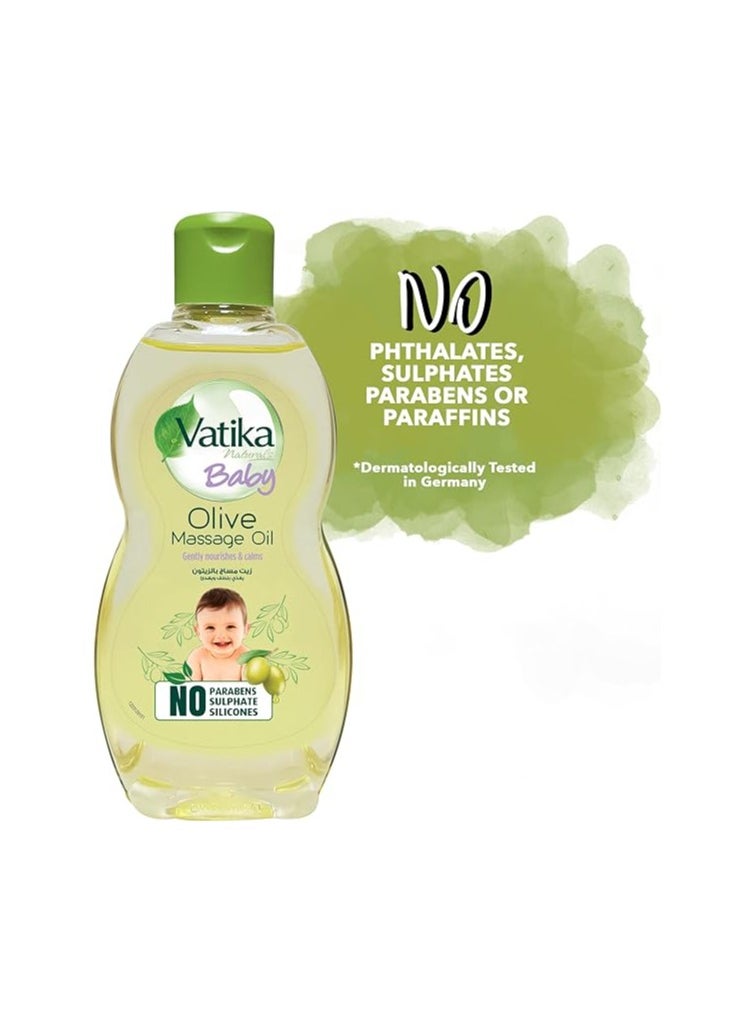 VATIKA Vatika Naturals Baby Massage Oil 100ml | Enriched With Olive  Gentle Nourishment.  - Image 4