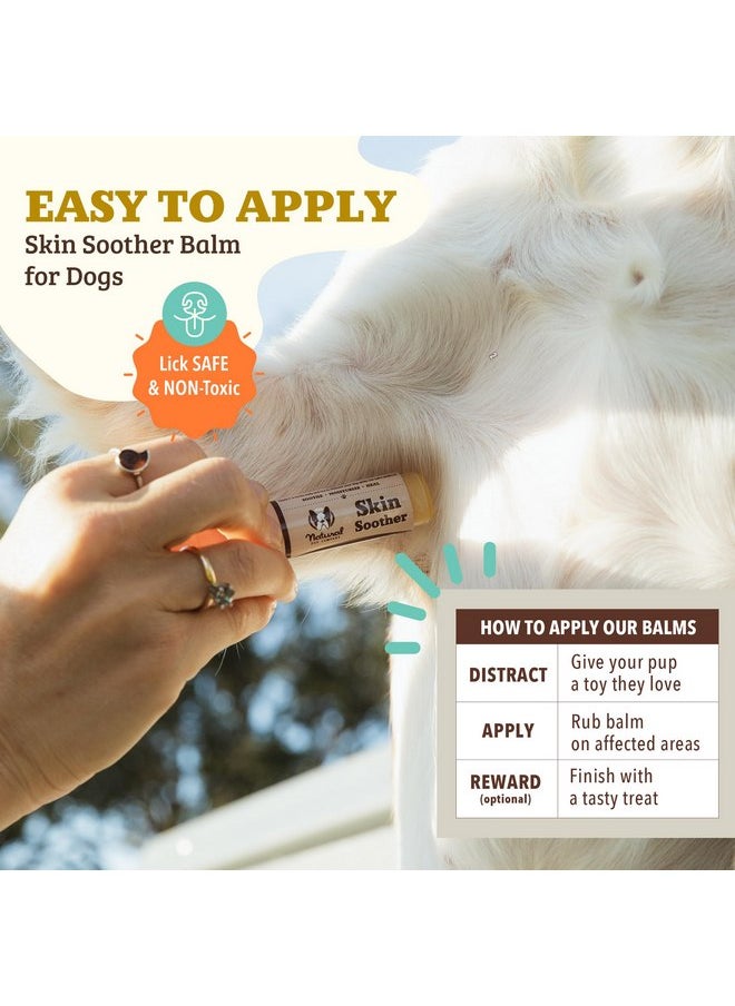  شركة Natural Dog - مهدئ للبشرة من شركة Natural Dog Company، 0.15 أونصة، عصا سفر، لتخفيف الحساسية والحكة لدى الكلاب، يدعم أعراض البقع الساخنة، مرطب للكلاب للبشرة الجافة، غسول للكلاب، بلسم علاجي نهائي، كريم لعلاج طفح جلدي للكلاب - Image 1