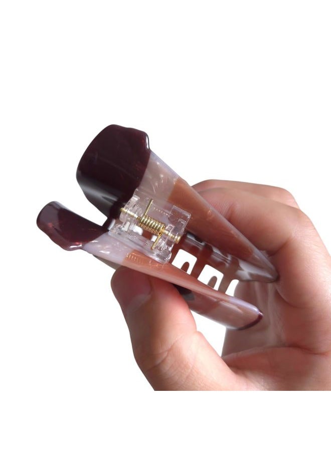 Coffee Hair Clips,Funny Acrylic Claw Clip for Women,Drink Hair Clip - Image 4