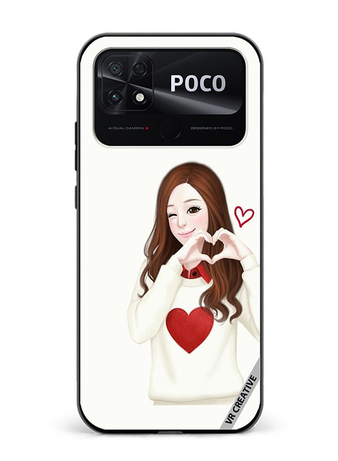 VR CREATIVE Protective Case Cover For Xiaomi Poco C40 Lucy Design Multicolour - Image 1