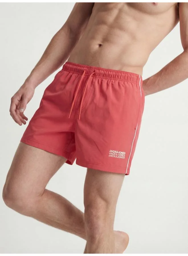 JACK & JONES  Logo Drawstring Swim Shorts for Men | Best Price UAE