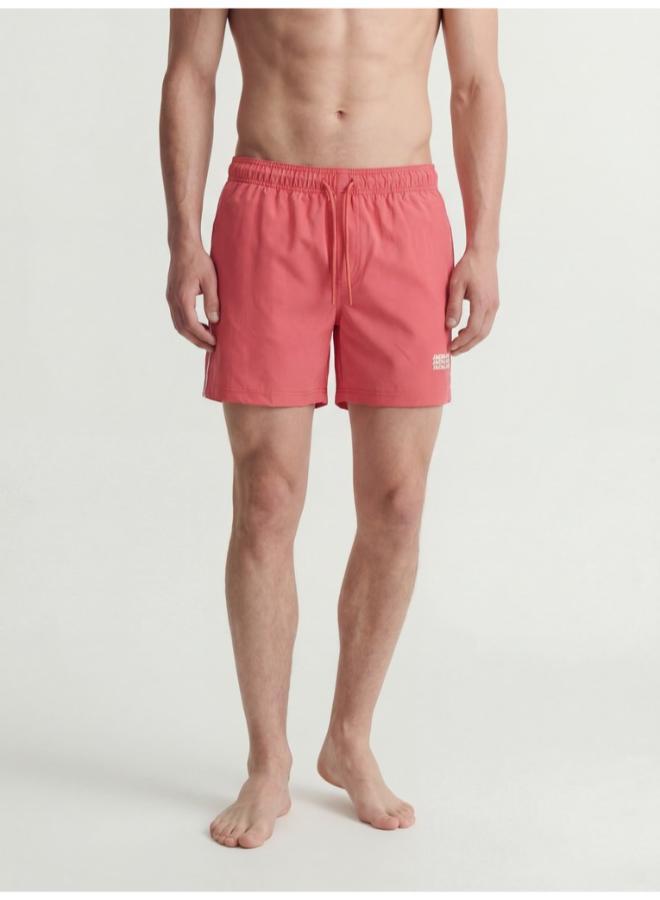 JACK & JONES Logo Drawstring Swim Shorts - Image 1