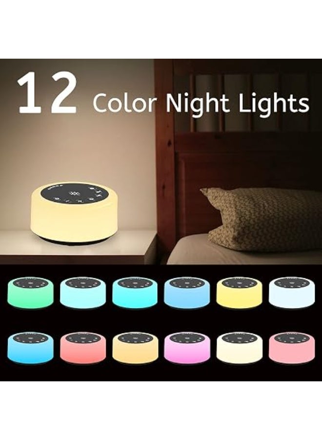 ColourNoise Sound Machine – 12 RGB Colors, 30 Soothing Sounds, Portable White Noise Machine for Sleep, Relaxation, Home, Office & Travel - Image 3