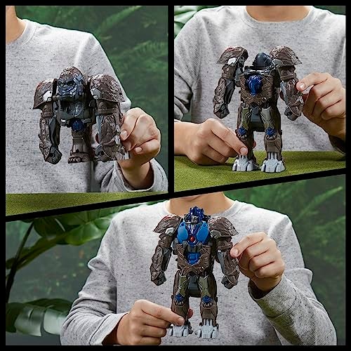 TRANSFORMERS لعبة ترانسفورمرز فيلم صعود الوحوش، شخصية أكشن أوبتيموس برايمال القابلة للتحويل للأطفال من عمر 6 سنوات وما فوق، 9 إنش - Image 3