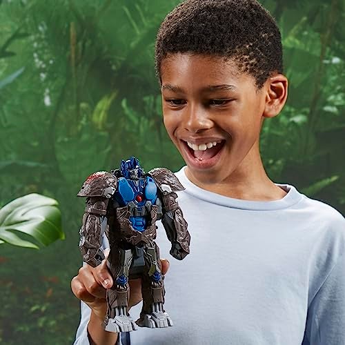 TRANSFORMERS لعبة ترانسفورمرز فيلم صعود الوحوش، شخصية أكشن أوبتيموس برايمال القابلة للتحويل للأطفال من عمر 6 سنوات وما فوق، 9 إنش - Image 4