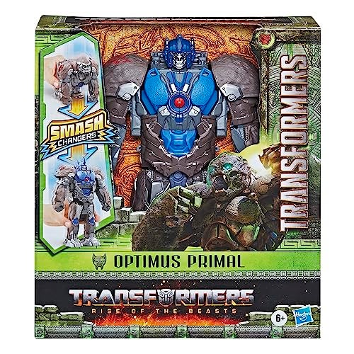 TRANSFORMERS لعبة ترانسفورمرز فيلم صعود الوحوش، شخصية أكشن أوبتيموس برايمال القابلة للتحويل للأطفال من عمر 6 سنوات وما فوق، 9 إنش - Image 2
