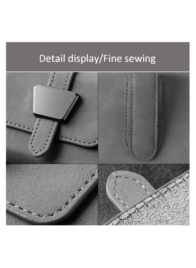 Generic SYOSI Upgrade Sunglasses Case for Car Visor, Universal Sunglasses Holder, One-Handed Open Magnetic Closure, Velvet Material, Auto Interior Accessories Organizer with Glasses  - Image 3