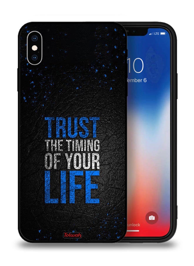 Tolwak - Apple iPhone XS Max Protective Case Trust The Timing Of Your Life - Image 1