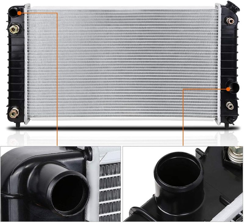 PM Performotor DPI-1826 OE Factory Style Aluminum Core Radiator Compatible with 96-05 Chevy Blazer/GMC Sonoma AT - Image 3