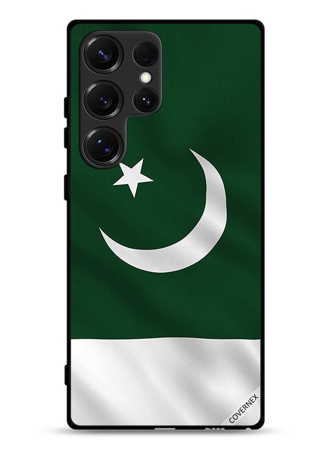 Covernex Samsung Galaxy S25 Ultra Protective Case Cover Pakistan Flag - Image 1