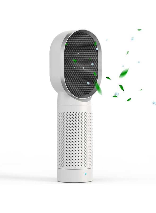 يلا جوي جهاز تنقية الهواء المحمول  مع فلتر True H13 HEPA، سرعتان، مستشعر جودة الهواء PM 2.5، توفير الطاقة، نظام ترشيح ثلاثي المراحل، إزالة 99.95% من شعر الحيوانات الأليفة مع مدخل هواء مزدوج الجوانب (أبيض) - Image 1
