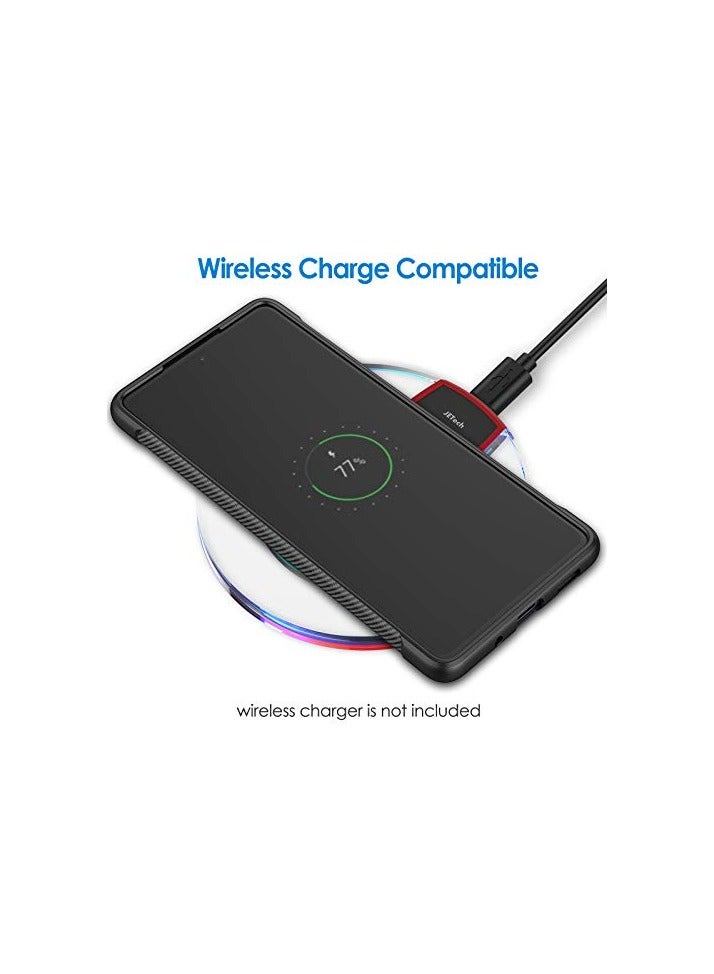 JETech Slim Fit Case for Samsung Galaxy S20 5G (2020), Thin Phone Cover with Shock-Absorption and Carbon Fiber Design (Black) - Image 4