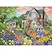 Bits and Pieces 300 Piece Puzzles for Adults 300 Large Pieces 18 x 24 Jigsaw Puzzles Flowers Birds Gazebo Random Die Cut No 2 Pieces Alike Victorian Garden Path - Image 2