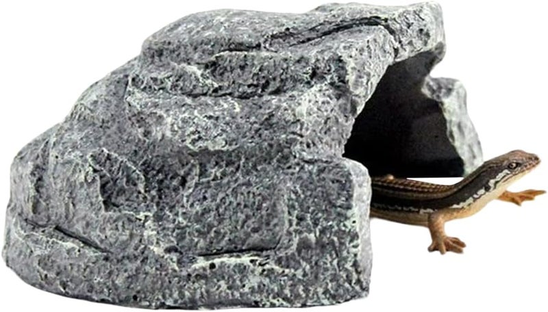 Leopard Gecko Cave Style A Resin Shelter For Reptiles And Aquarium Basking Hiding Spot - Image 1