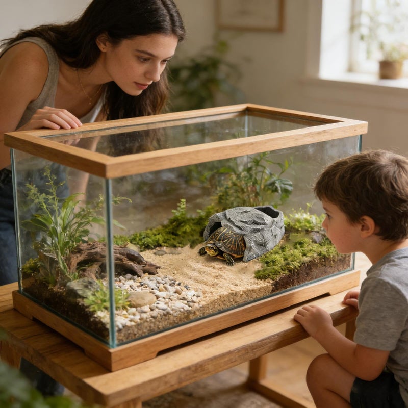 Leopard Gecko Cave Style A Resin Shelter For Reptiles And Aquarium Basking Hiding Spot - Image 3