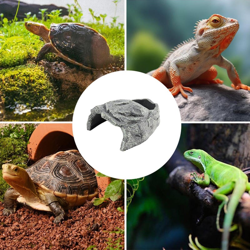 Leopard Gecko Cave Style A Resin Shelter For Reptiles And Aquarium Basking Hiding Spot - Image 5