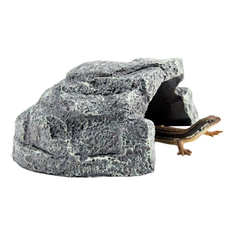 Leopard Gecko Cave Style A Resin Shelter For Reptiles And Aquarium Basking Hiding Spot - Image 2