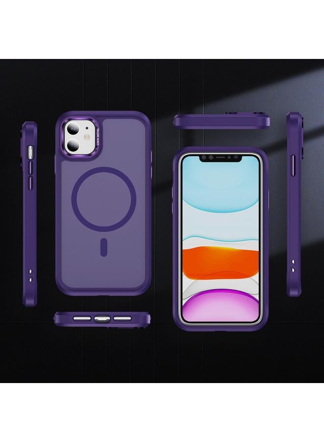 S-TOP Case For iPhone 12 / 12 Pro Hardware Lens Protection MagSafe Magnetic PC Hybrid TPU Phone Case - Image 2