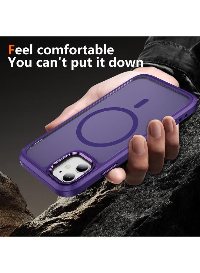 S-TOP Case For iPhone 12 / 12 Pro Hardware Lens Protection MagSafe Magnetic PC Hybrid TPU Phone Case - Image 3