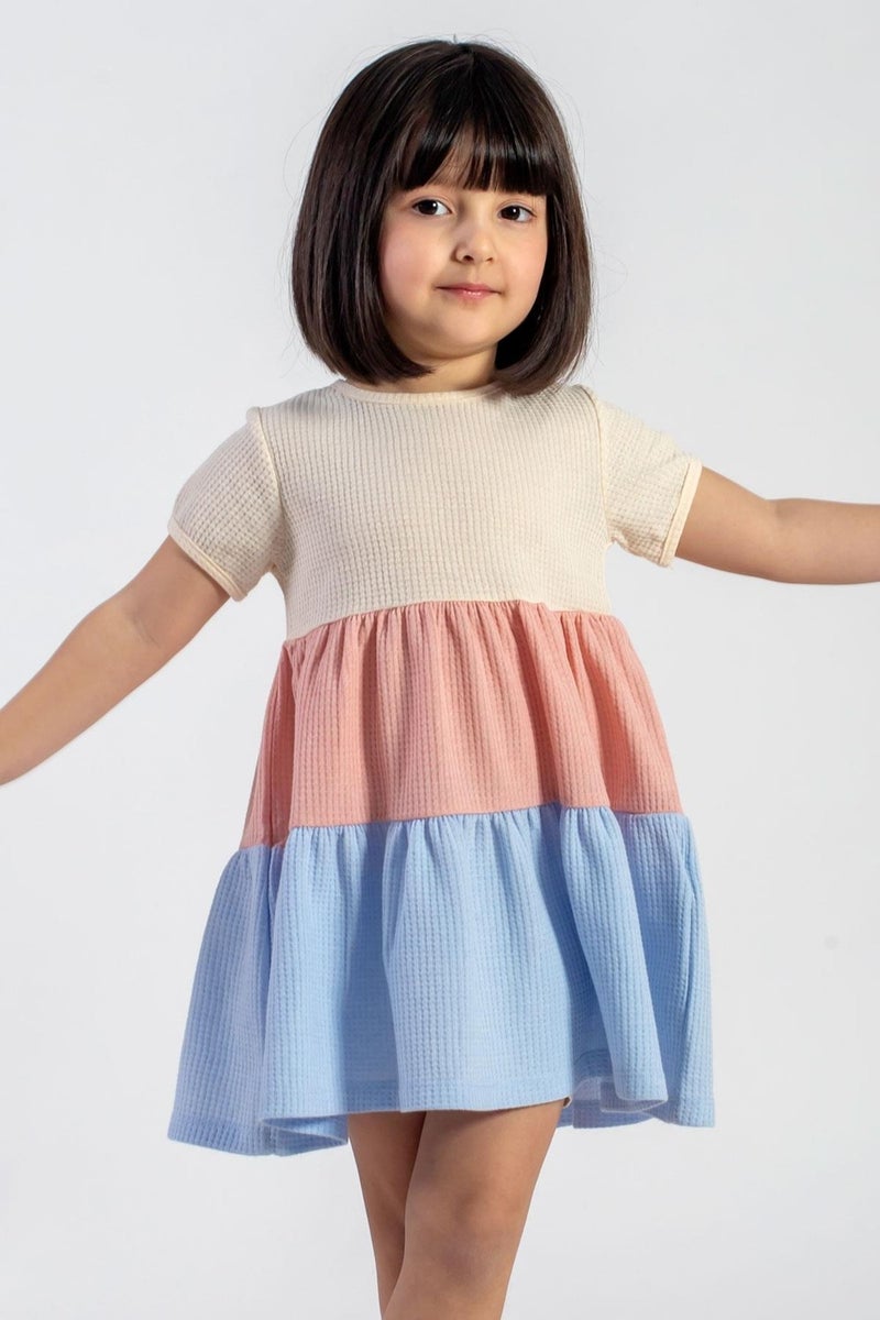 Zepkids Color Block Knit Dress  - Image 1