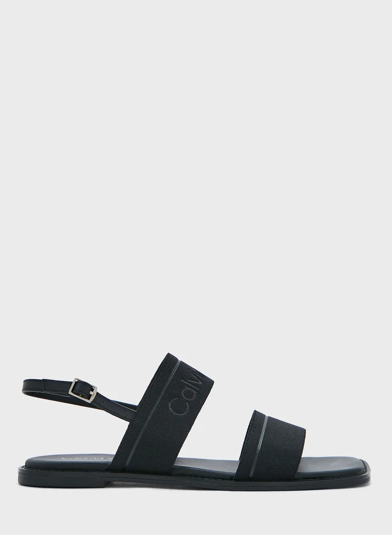 Calvin Klein Jeans Multi Strap Flat Sandals