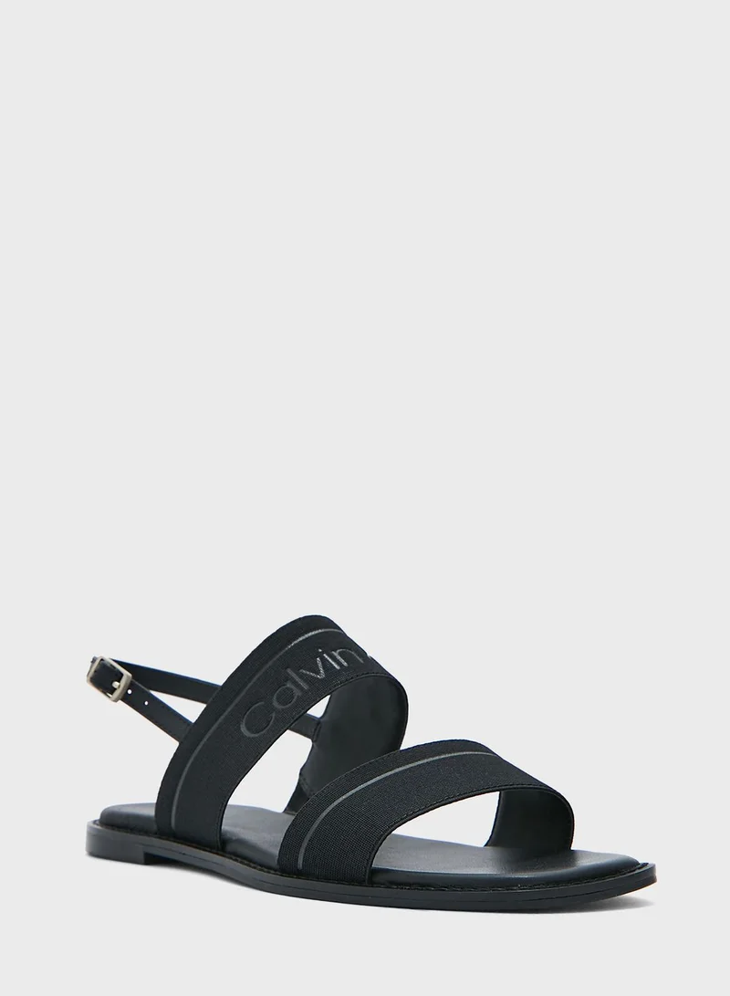 Calvin Klein Jeans Multi Strap Flat Sandals