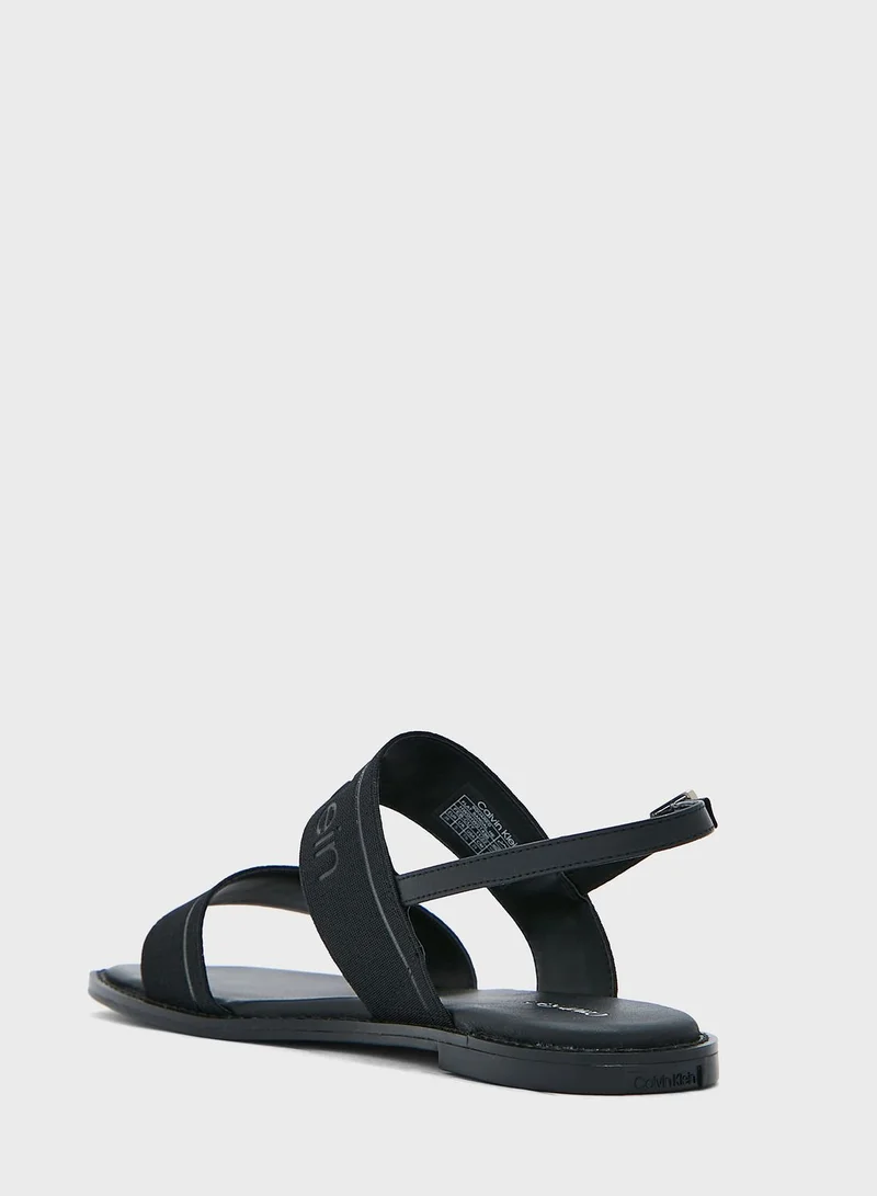 Calvin Klein Jeans Multi Strap Flat Sandals
