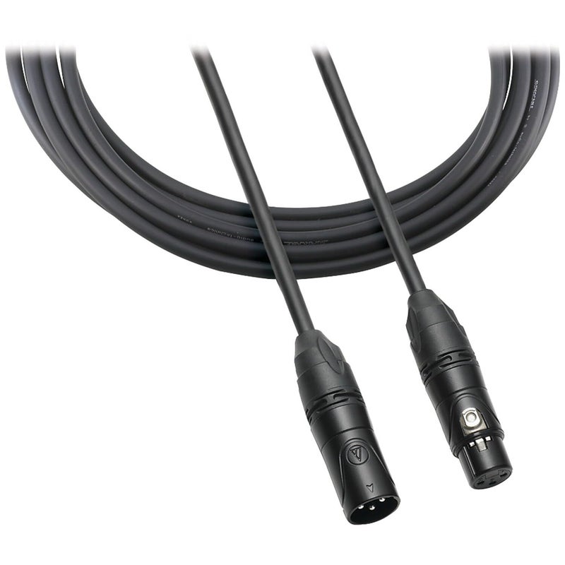 Audio-Technica ATR-MCX Female to Male XLR Microphone Instrument Cable, 20 Foot