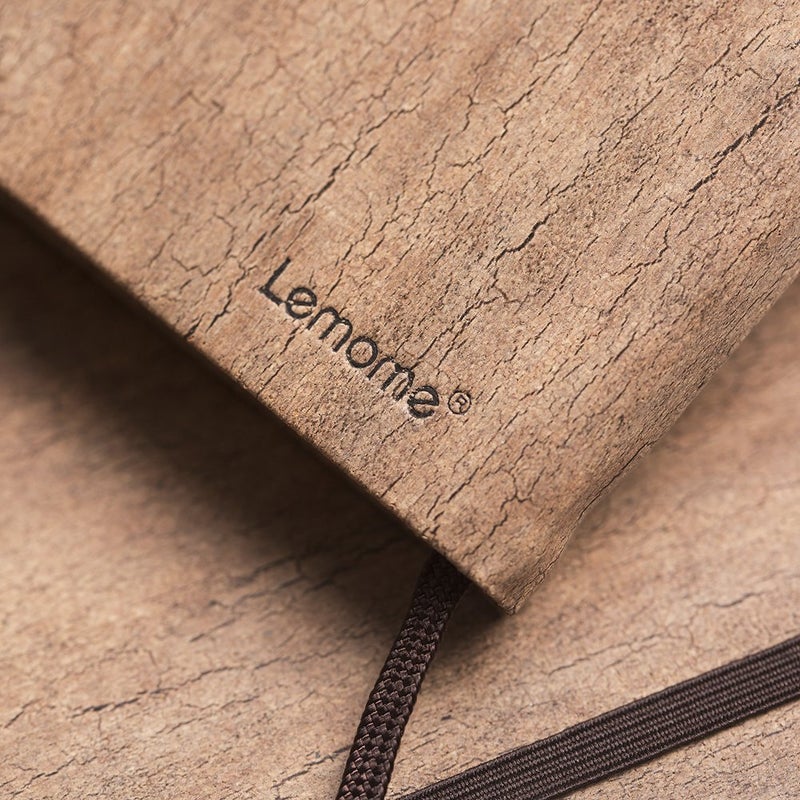 Lemome Ruled Notebook/Journal - Eco-Friendly Natural Cork Hardcover Writing Notebook with Pen Loop & Premium Thick Paper - A5 (5x8) Bound Classic Notebook - Image 3