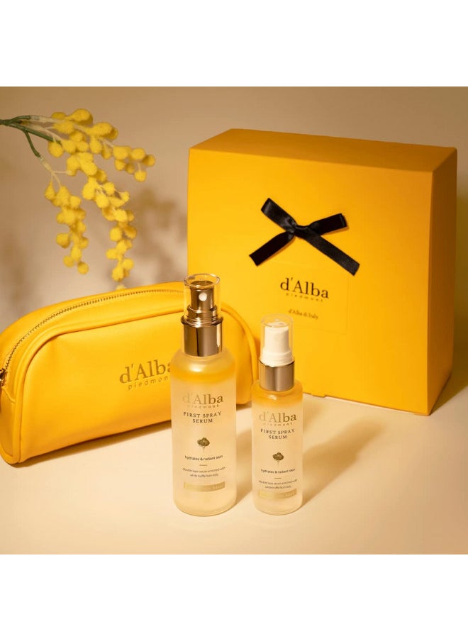 d'Alba Italian White Truffle Vegan Gift for HER, First Spray Serum Full Size & Travel Size & Pouch, Facial Mist Gift Set (B0BYNP77RP) - pzsku/ZEBC581EE2254C6D56460Z/45/_/1728309253/a8ee1486-65d8-4f0c-8e7a-2f327165e0fc