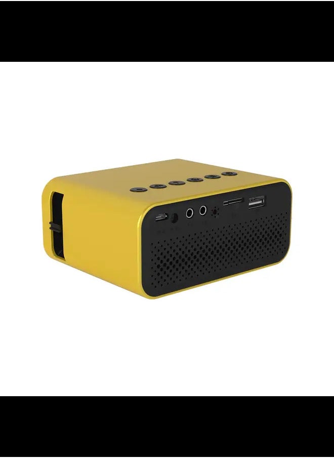 Generic Projector Gnobogi Home Audio 1080p HD Projector 24 ANSI Home Video Projector USB| AV| Micro SD| Audio Interface| USB Flash Drive| IOS & Android Smartphone Clearance  - Image 1