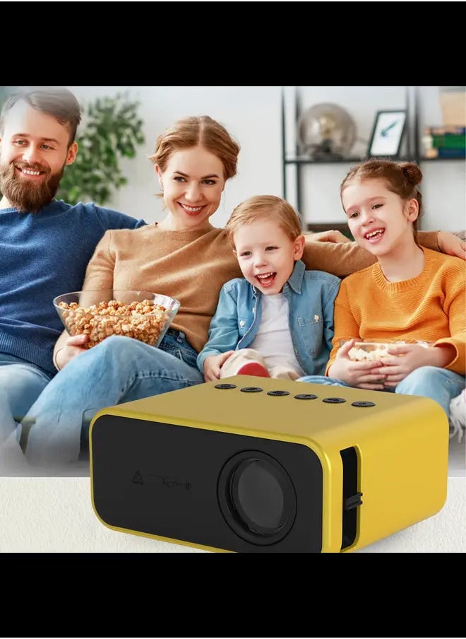 Generic Projector Gnobogi Home Audio 1080p HD Projector 24 ANSI Home Video Projector USB| AV| Micro SD| Audio Interface| USB Flash Drive| IOS & Android Smartphone Clearance  - Image 2