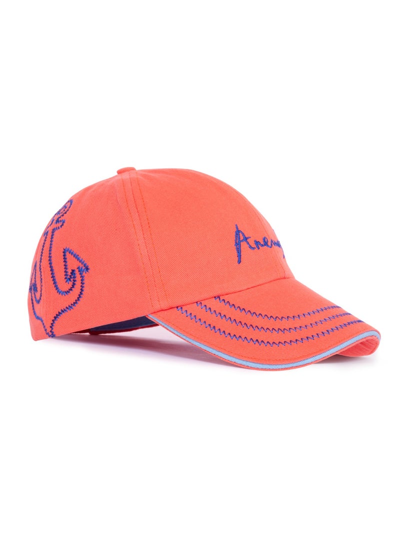 Anemoss Casual Curve Peak Cap, Embroidered Coral Anchor Baseball Cap, 100% Cotton, Breathable Material, Hat for Men & Women, Adjustable Metal Buckle Strap - Image 5