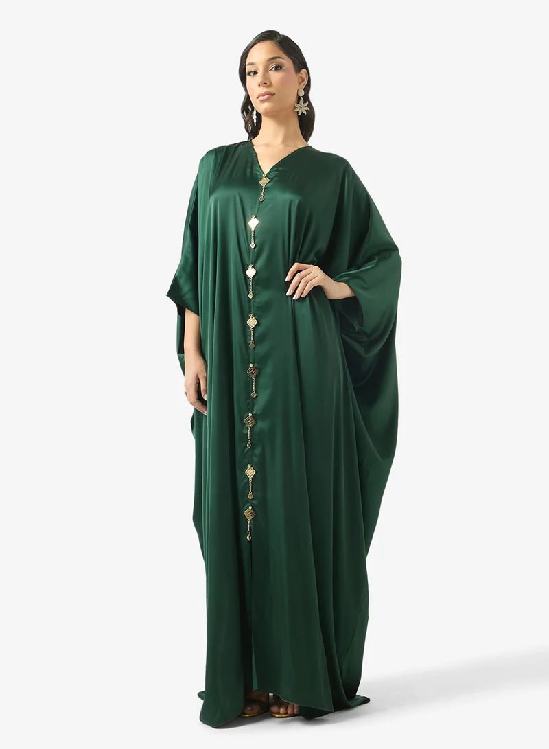 Golden Apple V-Neck Jalabiya