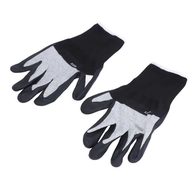 1 Pair Electrical Insulated Gloves Nylon Rubber Ultra Thin Non Slip 400V Insulation Gloves for Installation Repair Tasks - Image 5