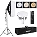ANDOER Andoer Studio Photography Light kit Softbox Lighting Set with 85W 2800K-5700K Bi-color Temperature LED Light * 1 + - Image 2
