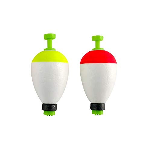 Thill Fish'N Foam Float Classic Fishing Bobber, Pearl/Oval Floats, Fishing Gear and Accessories, 2 Pack, 1 3/4 ", Pearl/Oval Weighted Clip - Image 5