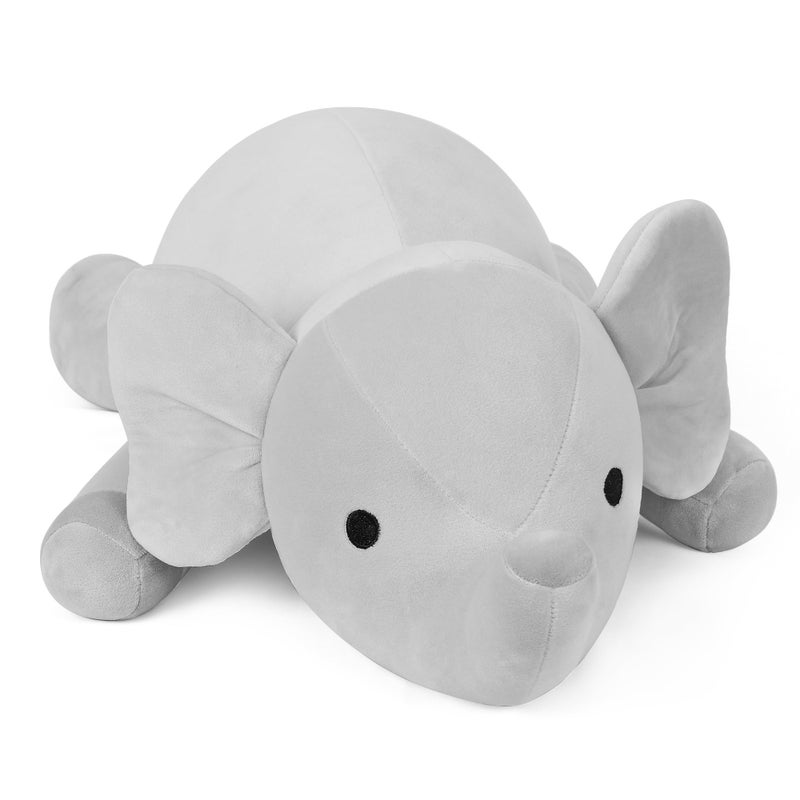 WeBingo 42 lbs Elephant Weighted Stuffed Animals 24 Weighted Elephant Plush Toy Weighted Plush Animal Throws Pillows Gifts for Kids  Adults - Image 2