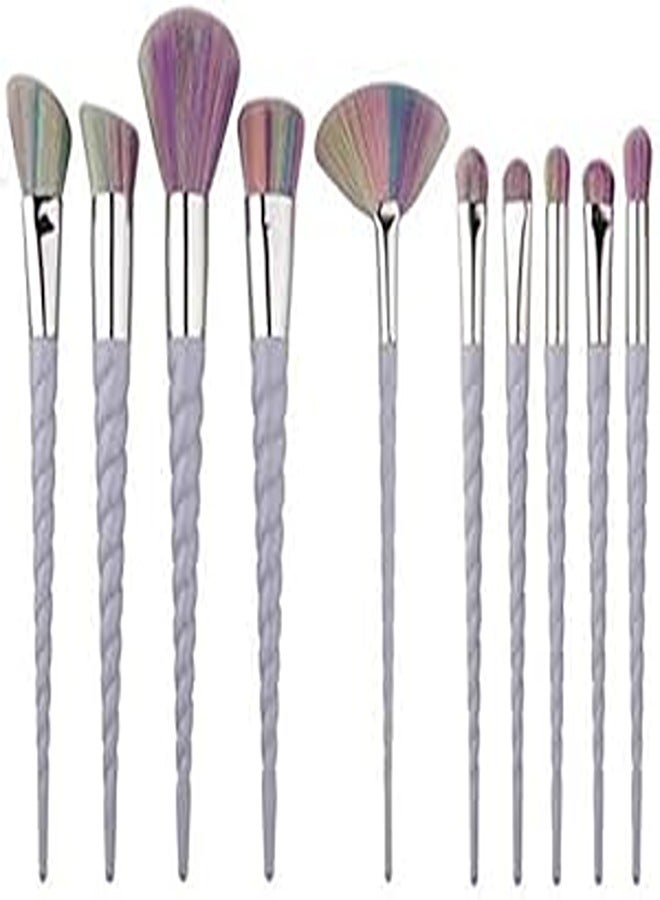 10 pcs Makeup Brushes Set Unicorn Professional Make up Cosmetic Face Powder Brush kit