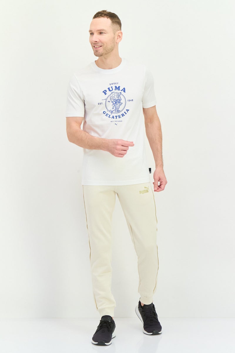 PUMA Men Sportswear Fit Outdoor Sweatpants, Beige - Image 4