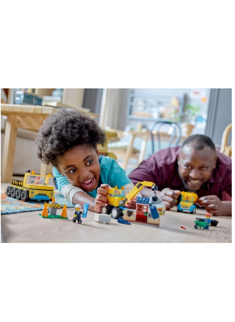 LEGO LEGO City Construction Trucks & Wrecking Ball 60391 Building Set  - Image 5