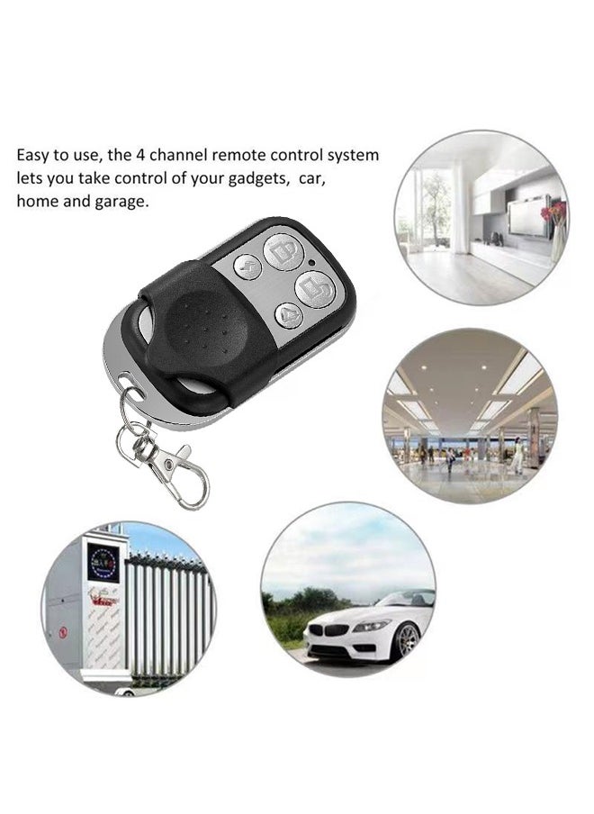 Generic - Wireless Remote Control Switch Extender Kit Universal Duplicator Copy Wireless Remote Control for Electric Garage Gate Door Control Opener Replacement 433MHZ For Garage Door Roller Gate - Image 1