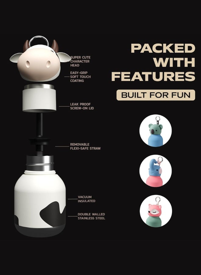asobu Cow Mini Bestie Bottle 200ml - Image 4