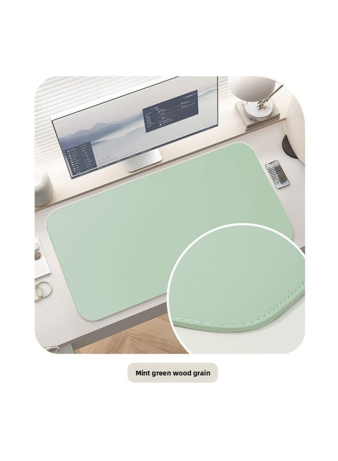 Mouse Pad Thickened Oversized Office Desk Mat E-Sports Computer Keyboard Leather Writing Desk Mat Simple High-Level Sense