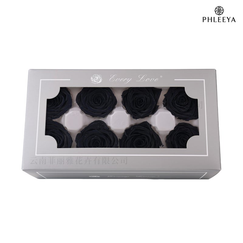 Eternal Flower Rose Flower Head Diy Material 4-5Cm8 Finished Bouquet Gift High Sense Dried Flowers Flowers - Image 1