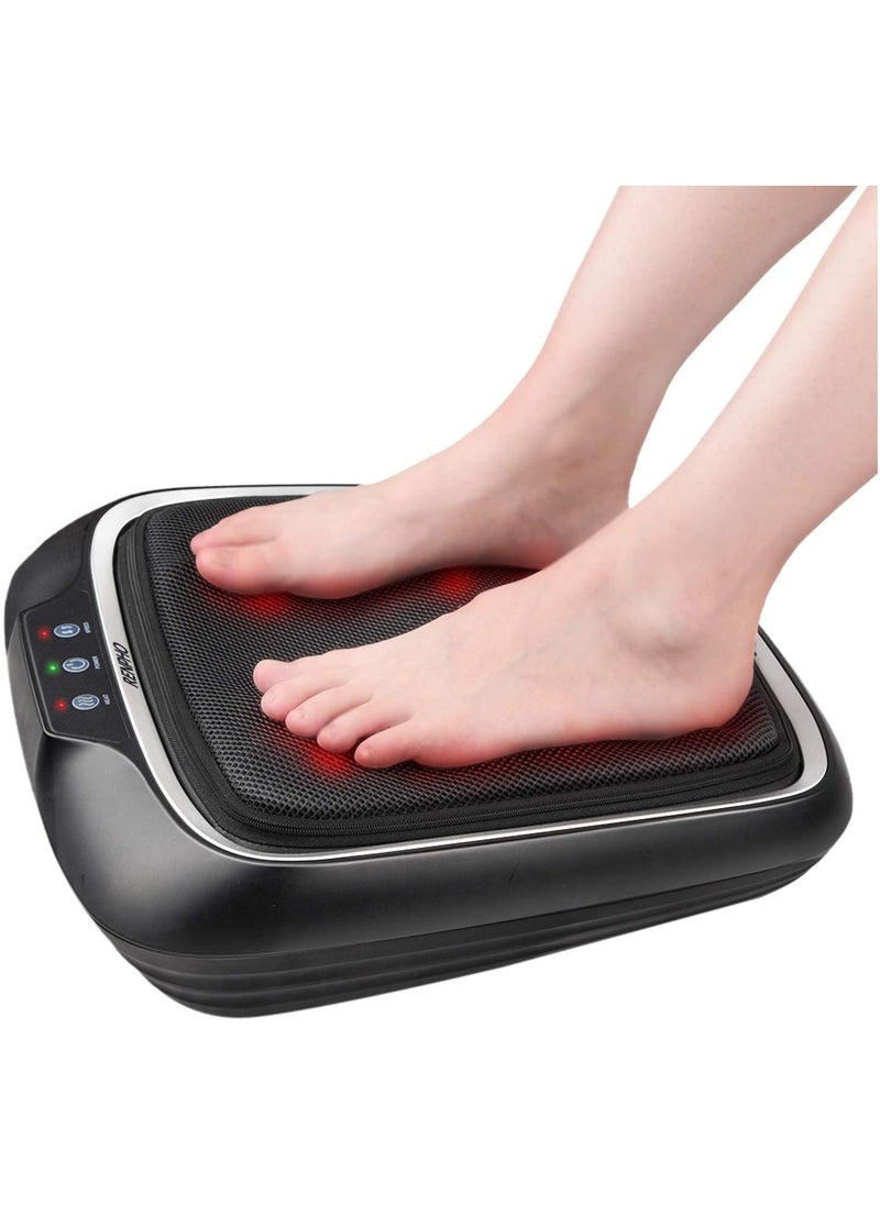 RENPHO Shiatsu Heated Electric Foot Massager With Heat, Deep Kneading And Back Massager With Washable Mesh, Fit Size Feet Upto 14  - Image 1