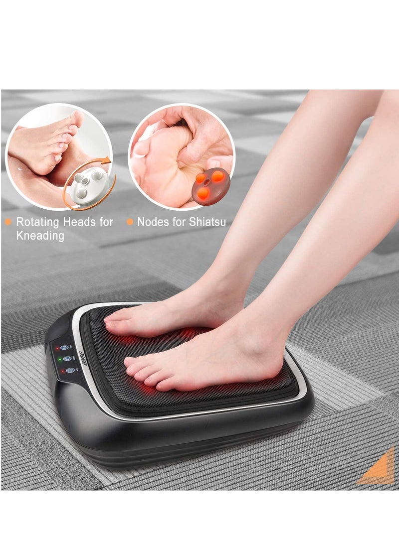 RENPHO Shiatsu Heated Electric Foot Massager With Heat, Deep Kneading And Back Massager With Washable Mesh, Fit Size Feet Upto 14  - Image 2